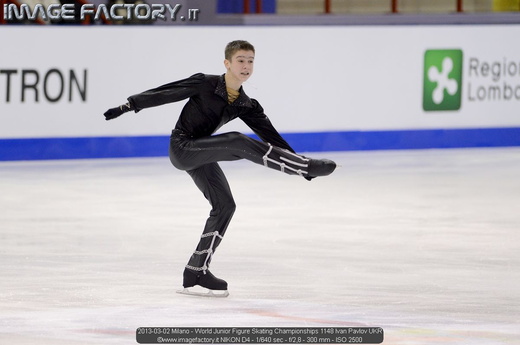 2013-03-02 Milano - World Junior Figure Skating Championships 1148 Ivan Pavlov UKR